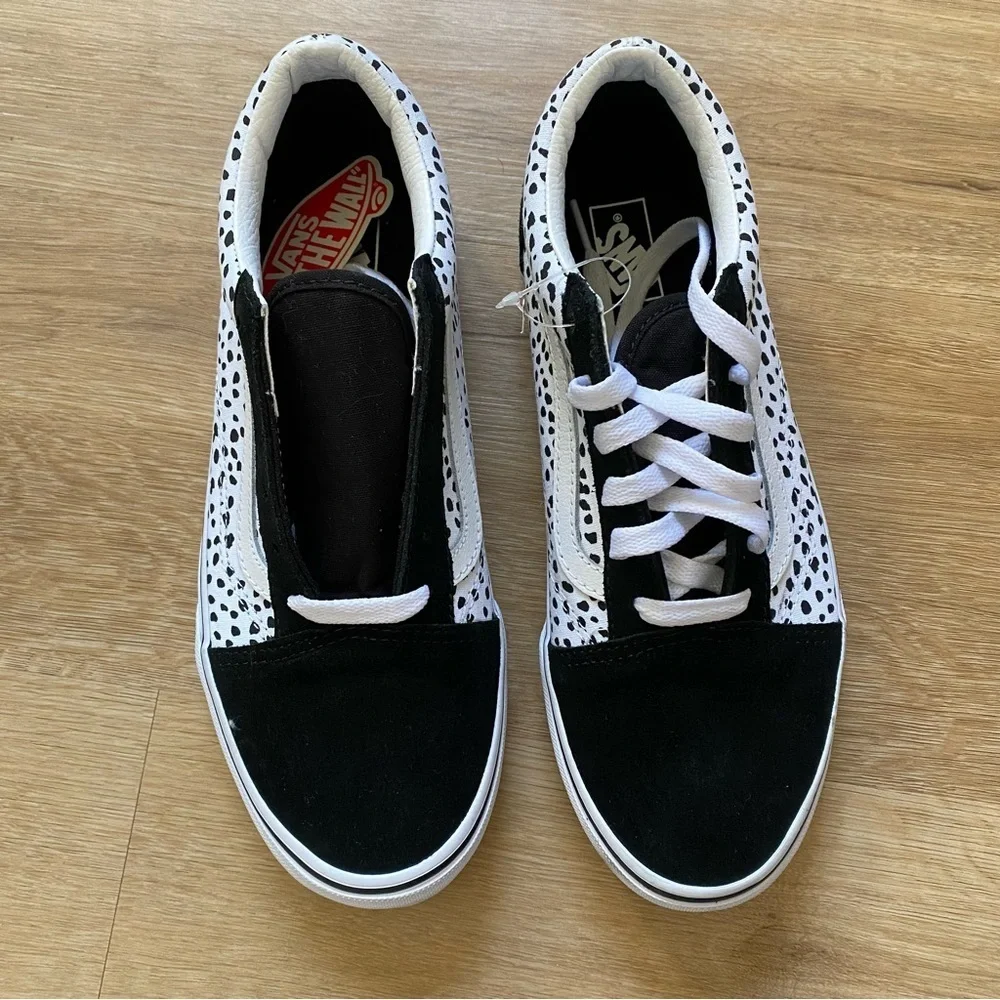 Vans Old Skool Dalmatian Low Tops White and Black - Picture 7 of 9